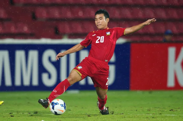 Championnat AFC U-16 entre la Thaïlande et la Malaisie — Photo