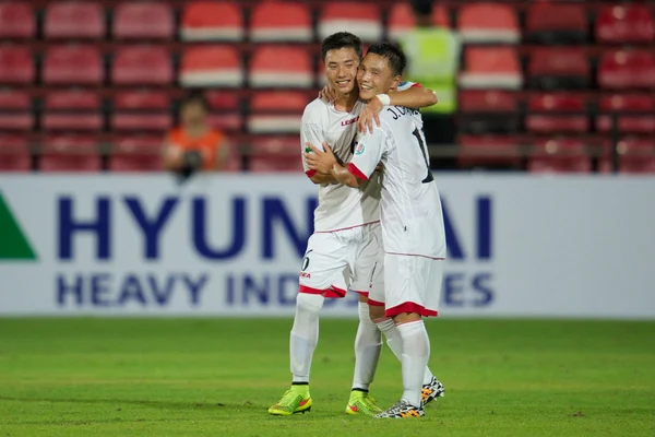 AFC u-16 championship tussen Koeweit en dpr korea — Stockfoto