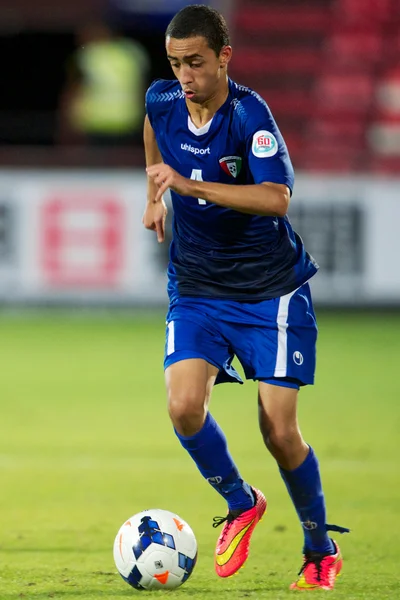 Afc u-16 선수권 쿠웨이트와 조선 민주주의 인민 공화국 사이의 한국 — 스톡 사진