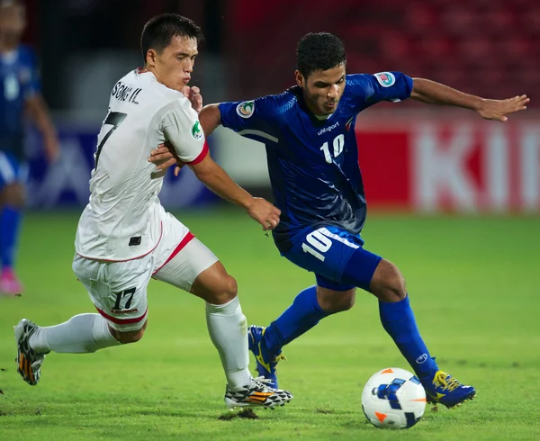 クウェートと dpr の間 afc u-16 選手権韓国 — ストック写真