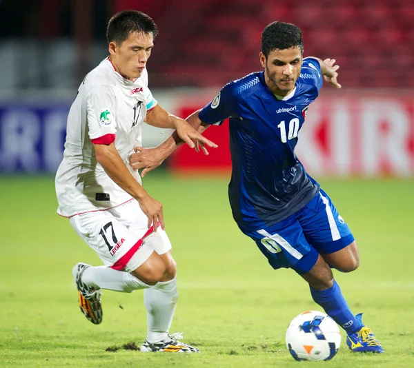 クウェートと dpr の間 afc u-16 選手権韓国 — ストック写真