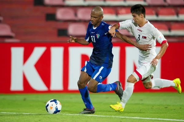 AFC u-16 championship tussen Koeweit en dpr korea — Stockfoto