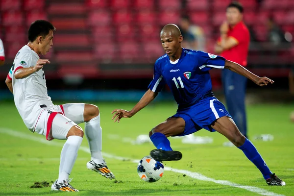 AFC u-16 championship tussen Koeweit en dpr korea — Stockfoto