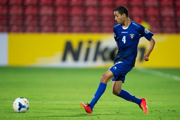 Afc u-16 선수권 쿠웨이트와 조선 민주주의 인민 공화국 사이의 한국 — 스톡 사진