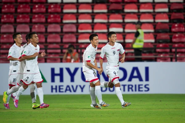 AFC U-16 Championship between Kuwait and DPR Korea — Stock Photo, Image