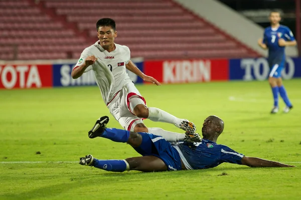 U-16 AFC mistrovství mezi Kuvajtu a dpr korea — Stock fotografie