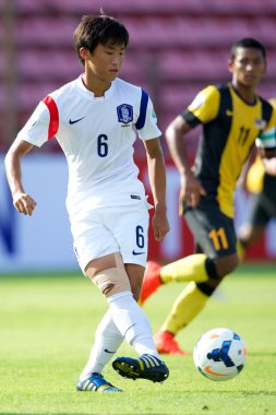 AFC U-16 Championship Korea Republic and Malaysia clipart