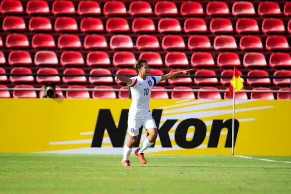 AFC U-16 Championship Korea Republic and Malaysia — 图库照片