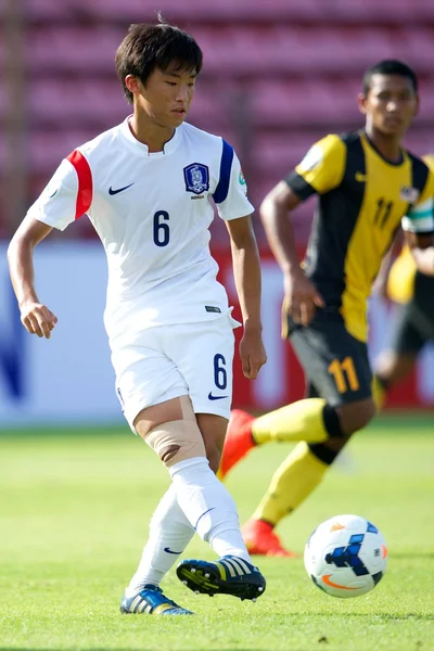 AFC U-16 Championship Korea Republic and Malaysia — Stock Photo, Image