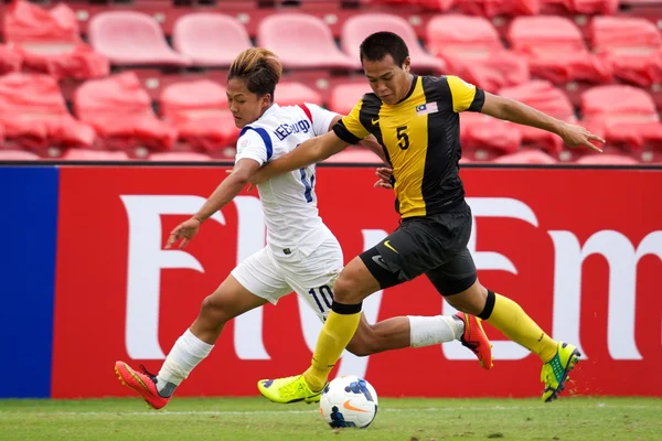 AFC U-16 Championship Korea Republic and Malaysia — Stockfoto