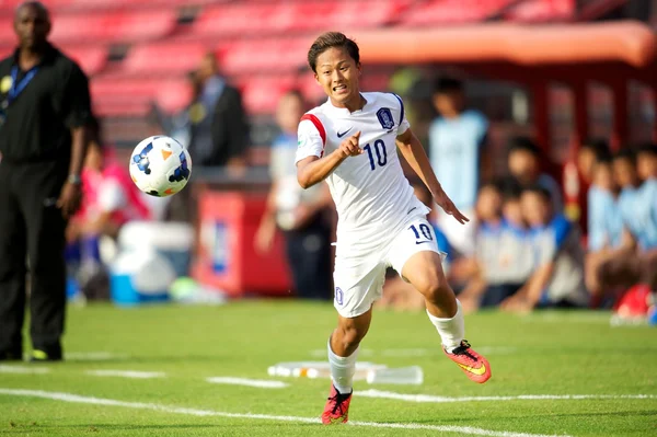 Campeonato da AFC Sub-16 Coreia e Malásia — Fotografia de Stock