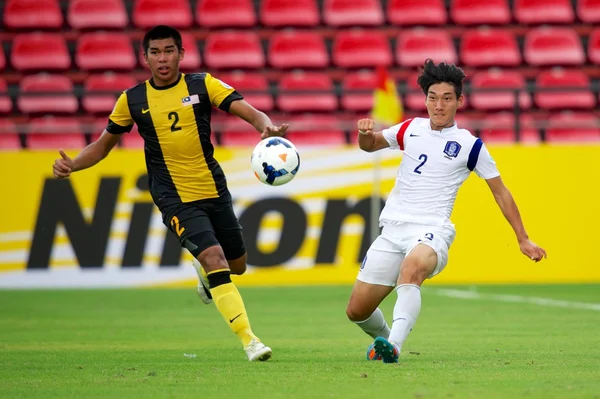 Campeonato AFC Sub-16 Corea República y Malasia —  Fotos de Stock