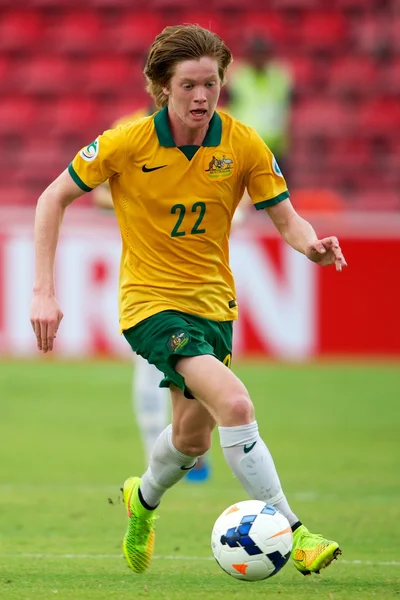 AFC U-16 Championship between Australia and Japan — Stock Photo, Image