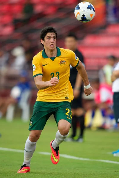 AFC U-16 Championship between Australia and Japan — Stock Photo, Image