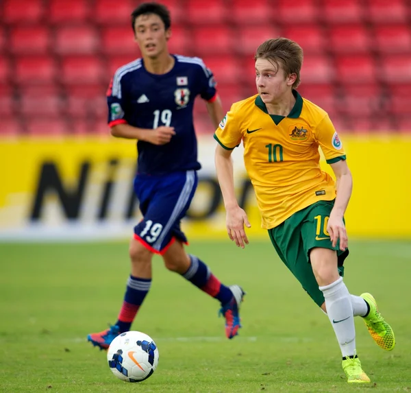Campeonato Sub-16 AFC entre Australia y Japón — Foto de Stock