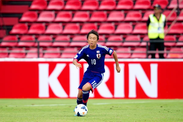 AFC u-16 championship tussen Australië en japan — Stockfoto