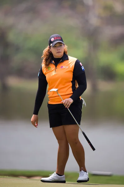 Ariya Jutanugarn of Thailand in action — Stock Photo, Image