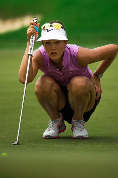 Michelle Wie hodinky čáry nahoru — Stock fotografie