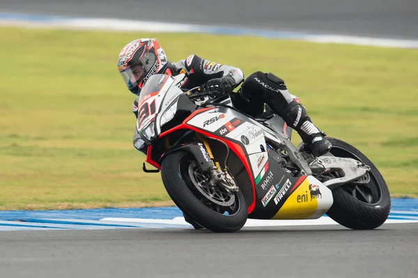 Superpole 2 op de World Superbike Championship — Stockfoto