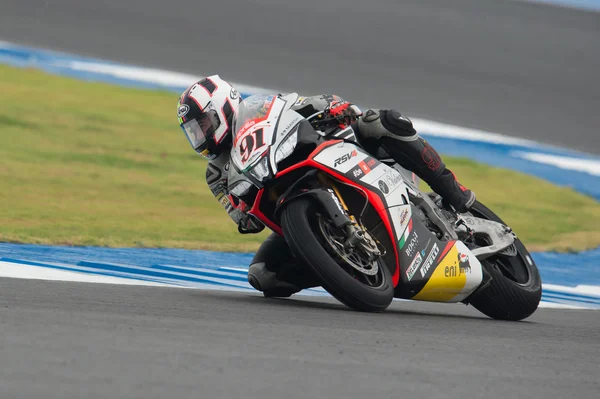 Superpole 2 at the World Superbike Championship — Stock Photo, Image