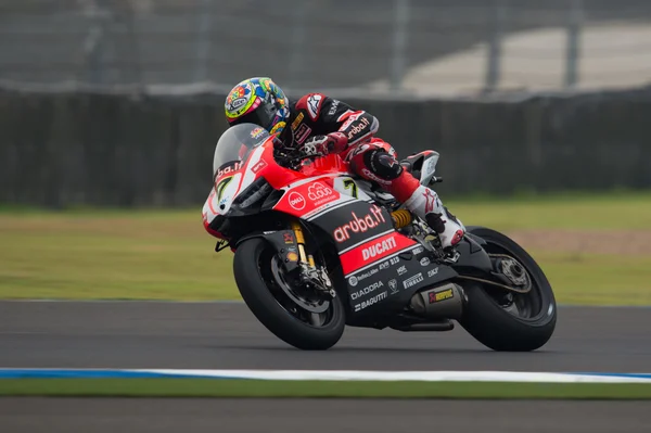 世界スーパー バイク選手権で superpole 2 — ストック写真