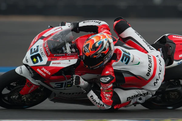 Superpole 2 op de World Superbike Championship — Stockfoto