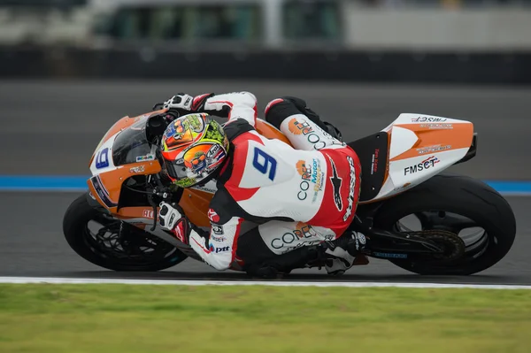 Kwalificatie op de Supersport World Championship — Stockfoto