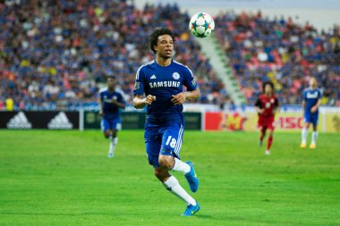 Loic Remy no.18 of Chelsea in action