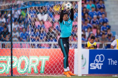 Jamal Blackman of Chelsea in action
