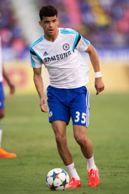 Dominic Solanke of Chelsea in action