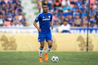 John Obi Mikel of Chelsea in action