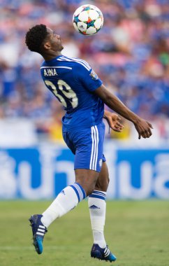 Ola Aina of Chelsea in action