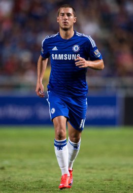 Eden Hazard of Chelsea in action