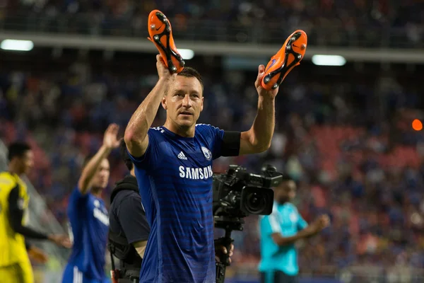 John Terry of Chelsea acknowledges the fan