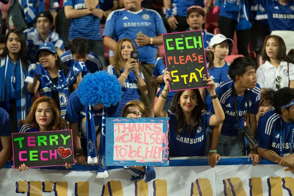 Nidentified fan of Thailand supporters — Stock Photo, Image