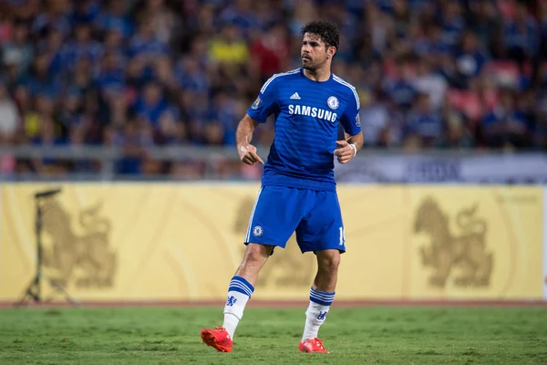 Diego Costa of Chelsea in action — 图库照片
