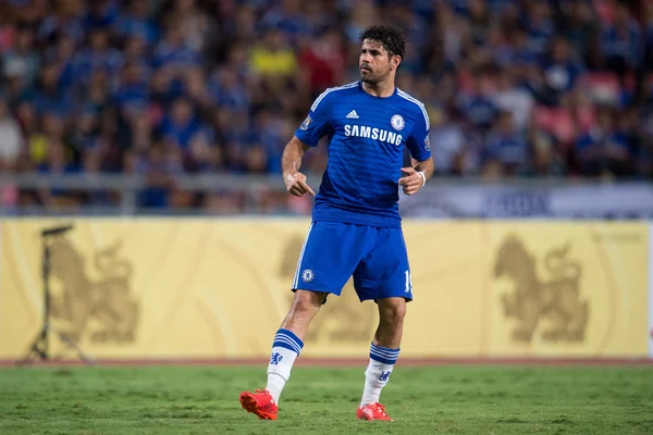 Diego Costa of Chelsea in action