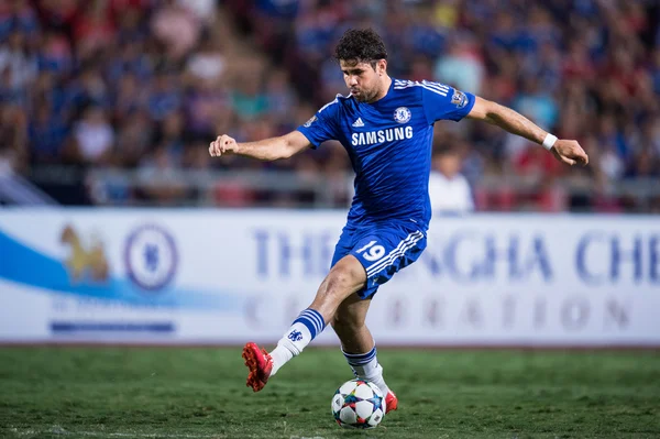Diego Costa of Chelsea in action
