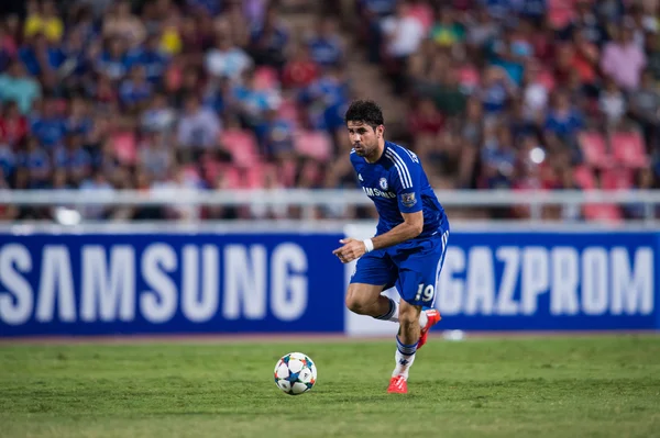 Diego Costa of Chelsea in action
