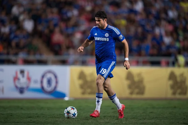 Diego Costa of Chelsea in action