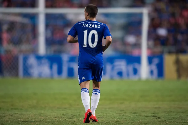 Eden Hazard no.10 of Chelsea in action