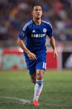 Eden Hazard of Chelsea in action