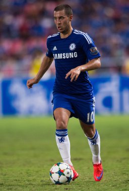 Eden Hazard of Chelsea in action