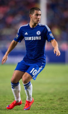 Eden Hazard of Chelsea in action