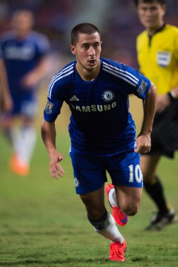 Eden Hazard of Chelsea in action
