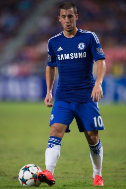 Eden Hazard of Chelsea in action