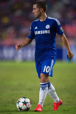 Eden Hazard of Chelsea in action