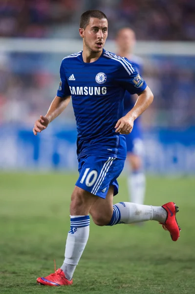 Eden Hazard of Chelsea in action