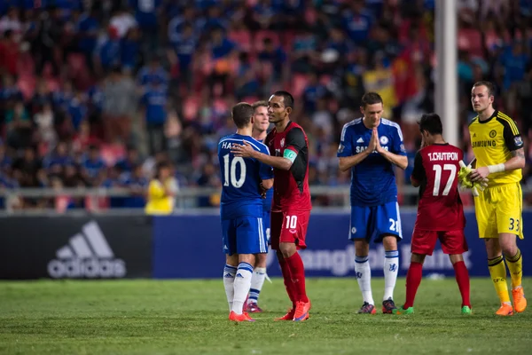 Eden Hazard no.10 (blue) of Chelsea in action — Stock fotografie