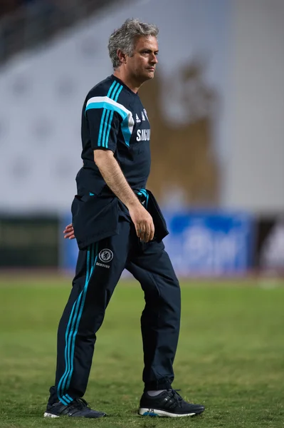 Manager Jose Mourinho of Chelsea walk — Stock Photo, Image